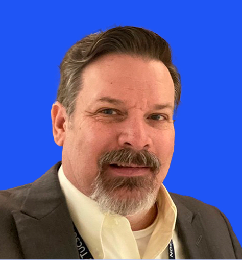 portrait of utility professional giving customer testimonial